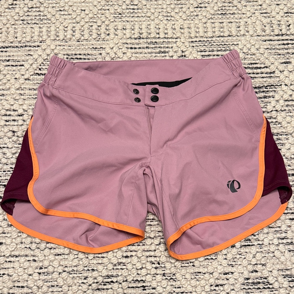 Pearl Izumi Women's Mauve and Orange Athletic Shorts